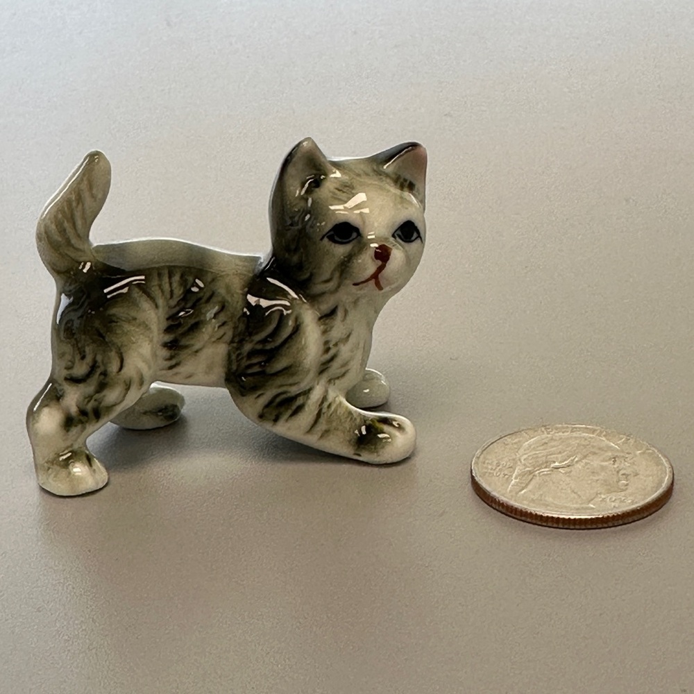 Miniature Porcelain Cat